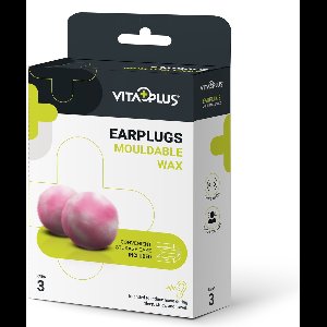 Vitaplus Earplugs Mouldable Wax 3PR