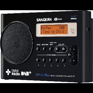 Sangean DPR-69+ - DAB Radio - Draagbare Radio met DAB+ en FM - Zwart