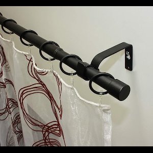 Gordijnstokken set - gordijnroede Stevig material - Uitschuifbaar - Gordijnstang - Gordijnrails 120-190 cm