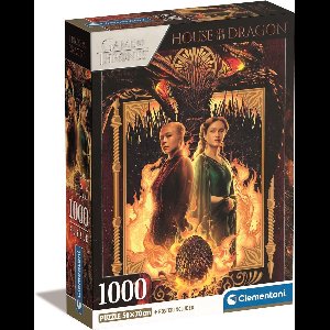 Clementoni - Puzzel - 1000 Stukjes - House of the Dragon - Puzzel Voor Volwassenen