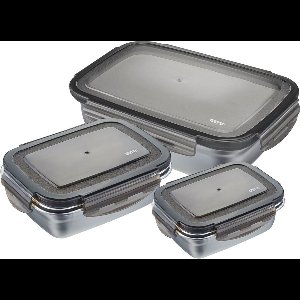 Vershoudbox, 3-delige set – Gefu | Preppo