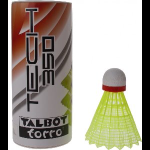 Talbot Torro Badminton Shuttles Tech 350 Geel/rood 3 Stuks