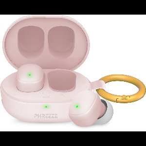 Phreeze Mini Buds - Bluetooth 5.4 - Roze Draadloze Oordopjes