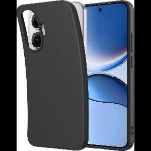 Cazy Hoesje geschikt voor Xiaomi Poco F7 Hoesje Siliconen - Flexibele Case - Zwart