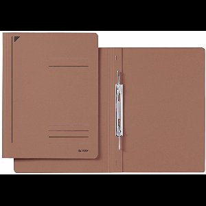 LEITZ Spiralhefter, DIN A4, Colorspankarton, blau 320 g/qm, mit Spiralmechanik 80 mm, mit Beschriftungslinien, - 25 Stück (3040-00-35)