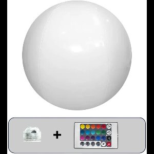 Vyzio - Drijvende LED Zwembadlamp - POOLGLO - Opblaasbaar - 40cm - RGB Verlichting - Afstandsbediening - Waterdicht - Zwembadverlichting - Vijververlichting - Sfeerverlichting - POOLGLO