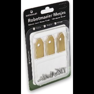 To the South® Robotmaaier Mesjes titanium geschikt voor Gardena R160Li - 3 stuks