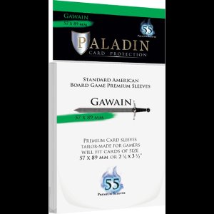 55 Paladin Gawain Card Sleeves 57 x 89mm (GAW-CLR)
