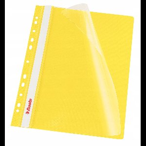 Esselte Vivida PP Insteekkaart A4 Geel - Flexibel en Duurzaam