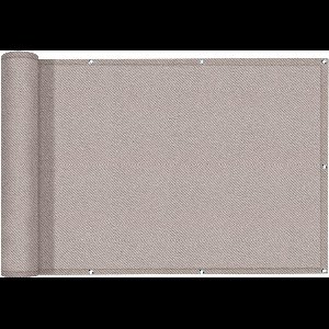 Stunq® Privacy Scherm voor Balkon en Tuin met UV Bescherming, Waterdichte Polyester, 0.9 x 5 m, Taupe