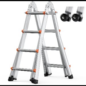 VEVOR Telescopische Ladder A-Frame 15 FT Verlenging Multifunctioneel voor Huiswerk