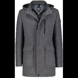 Stormcloak wollen mantel met capuchon