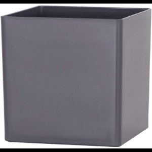 Unyqoos® Stijlvolle kubische plantenpot met moderne uitstraling in antraciet