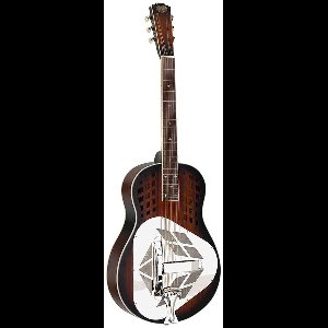 Royall DLT12/DSB Delta Tricone Resonator 12-Fret – Mahonie, Sunburst, Tricone, Softcase