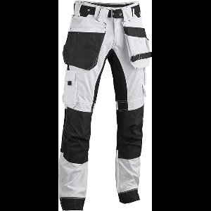 4WORK Jerez Premium Stretch Inserts Wit Schildersbroek