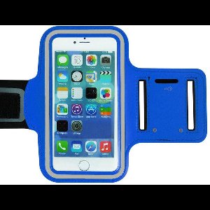Sportarmband - Geschikt voor: Samsung Galaxy S22 S23 S24 Ultra hoesje - Sportband - Hardloop armband - Sport armband - Hardloop houder - Donker blauw