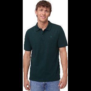 DANISH ENDURANCE Classic Fit Poloshirt Heren - biologisch katoen - Korte mouw - Groen - Maat XXL