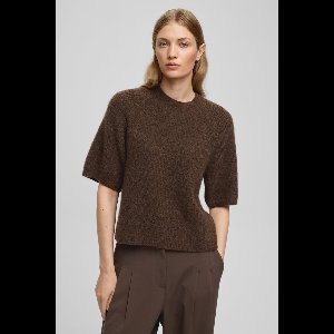 MSCH Copenhagen Mschmilania Hope 2/4 Pullover Truien & vesten Dames - Sweater - Hoodie - Vest- Bruin - Maat S/M