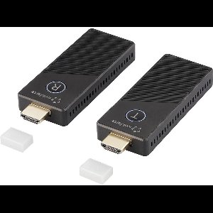 Renkforce RF-HDMID-500 Draadloze HDMI-set 30 m 5.8 GHz 3840 x 2160 Pixel Veilige draadloze overdracht