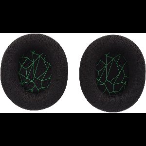 Allecto Premium - Universele Vervanging Oorkussens voor Gaming Headsets, Hoge Elasticiteit Oorkussens, Zacht en Comfortabel (Zwart/Groen)