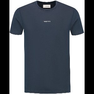Purewhite - Heren Regular fit T-shirts Crewneck SS - Navy - Maat L