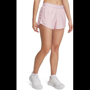Under Armour Damen Sportshorts Tech Play Up Shorts 1389882 Pink 647-S (US SM)