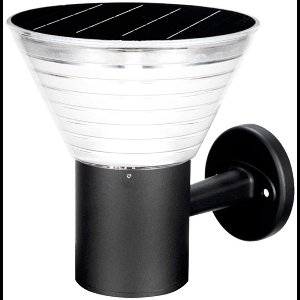 Iplux® - Rome - Solar Tuinverlichting - Warm wit - Wandlamp 27cm