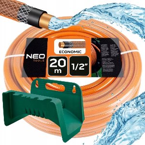 Tuinslang 1/2" x 20m 4-laags met Wandhouder