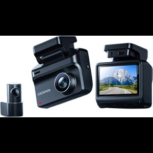TrendWave Dashcam Voor Auto Voor en Achter – Dashcams Dual Channel – 3" IPS Display, GPS, WiFi, Nachtmodus & 24H Parking Monitor