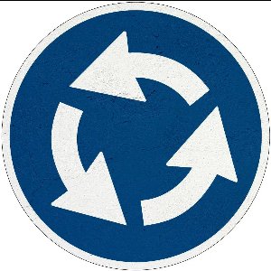 Rotonde bord - D1 - Sign Again materiaal - 10 cm