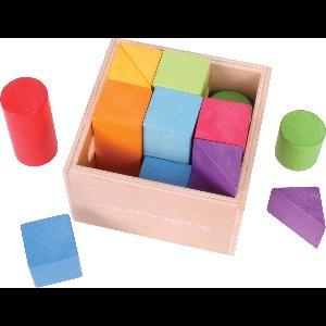 Bigjigs Regenboog bouwblokken BB095