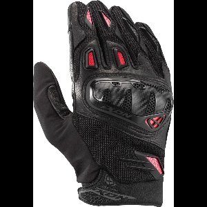 IXON Handschoenen IXON Rise Air 2 zwart / rood maat XL - motor handschoenen - scooter handschoenen