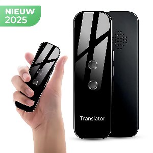 Vertaalcomputer – Real-Time Meertalige Vertaling met Bluetooth, Foto- & Offline Modus – 4-6u Accuduur – Type-C Oplaadbaar – Voor Reizen, Zaken & Taalstudie