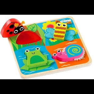 Tidlo Voelpuzzel Diertjes - 4 stukjes