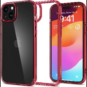 Spigen Ultra Hybrid hoesje voor iPhone 15 Plus - Rood