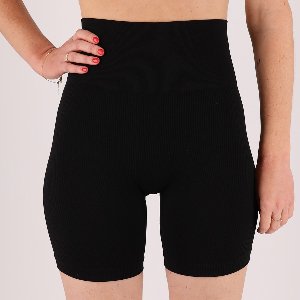 Morethansocks - Korte legging dames - Ribbed - Short - korte legging dames - biker short dames - biker short dames naadloos
