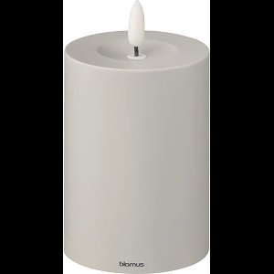 Blomus NOCA LED Kaars - H 10 cm (S) - Mourning Dove - Excl. afstandsbediening