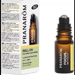 Pranarôm Aromaboost Focus - Concentratie Roll-On met Organische Essentiële Oliën 5 ml