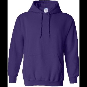 Gildan Zware Blend Volwassen Unisex Hooded Sweatshirt / Hoodie (Paars)