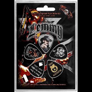 Lemmy Kilmister - Stone Death Forever Plectrum - Set van 5 - Multicolours