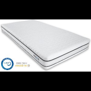 Akkon® NASA Pocketvering Matras 120x190 - 21 cm dik | Traagschuim afdeklaag - 3D Premium Tijk