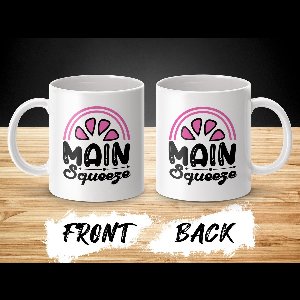 Main Squeeze Mug, Cute Mug, Rainbow Mug, Vriendin Cadeau, Grappige Koffiemok, Keramische Mok, Koffie Cadeau, Valentijnsdag Cadeau