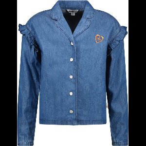 Moodstreet - Blouse - Soft Blue - Maat 122-128