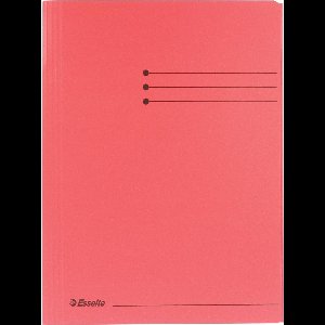 Esselte Manilla 3-klepsmap - A4 - 50 stuks - Rood