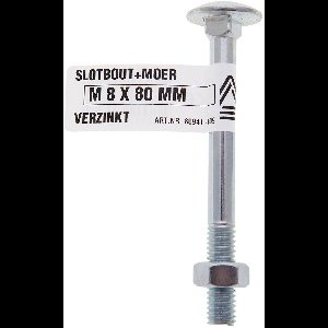 Deltafix - Slotbout moer m8x80mm