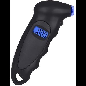 Thelau - Digitale bandenspanningsmeter met groot lcd-display voor auto's, sprinters, vrachtwagens, fietsen en motorfietsen
