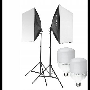 ReLed2 Dubbel LED Softbox Studioverlichtingsset 60x60cm