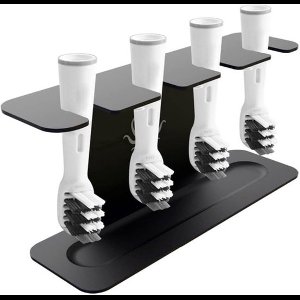 Stijlvolle RVS Houder voor Elektrische Tandenborstelkoppen met Collectieschaal