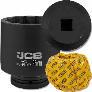 JCB Slagdoppen 1" 95mm 12-kant Cr-Mo Diep