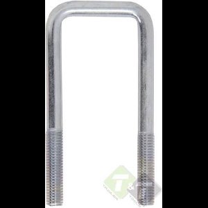 U bout, u beugel, kokerklem 83 x 120 mm